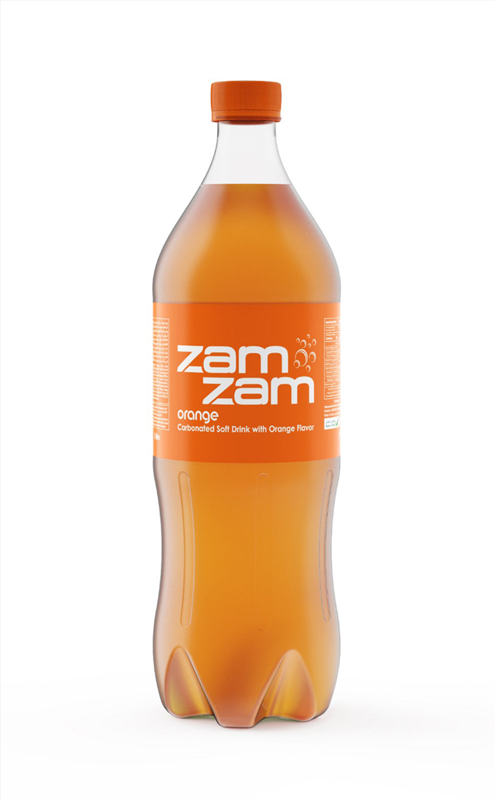 Oranje frisdrank zamzam-1 liter Pet